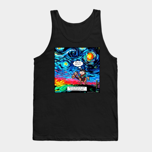 INTO THE WEST Tank Top by Paul Snover (The MAD Cartoonist)